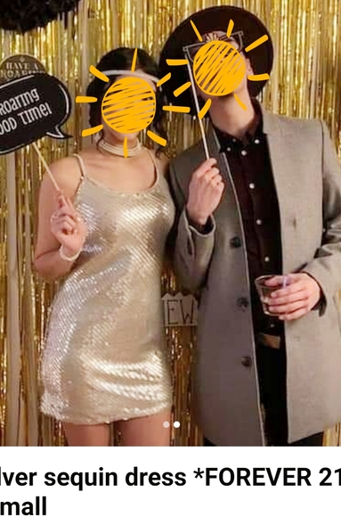 Forever 21 Sequin Dress XS - Picture 2 of 4